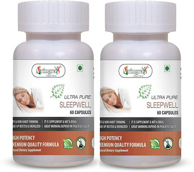 Vringra Sleeping Capsules - Sleeping Pill (Pack Of 2)(2 x 30 No)
