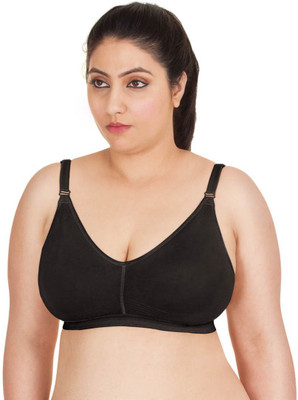 dermawear Women Full Coverage Non Padded Bra(Black)