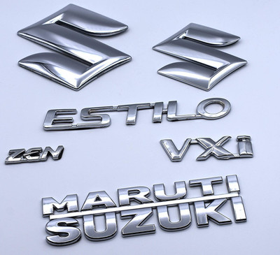SUZUKI Emblem for Car(Silver)