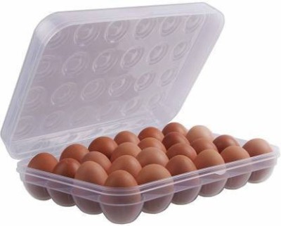 SK NAHAR Collection Plastic Egg Container  - 2 dozen(White)