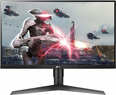 LG 27 inch Full HD LED Backlit IPS Panel Height Adjustable Gaming Monitor (27GL650F)(Response Time: 1 ms, 144 Hz Refresh Rate)