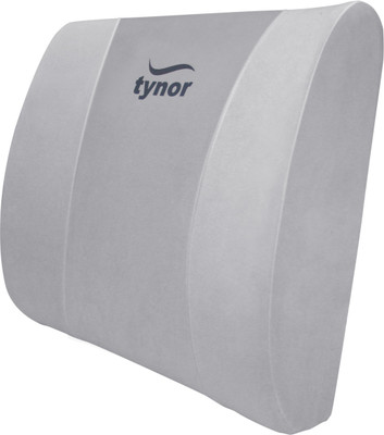 TYNOR Lumbo Back Rest, Grey, Universal Size, 1 Unit Back / Lumbar Support(Grey)