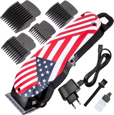 bhg Professional barber hair clipper adjustable pro hair trimmer for men electric cutter hair cutting machine haircut salon tool Trimmer 45 min  Runtime 4 Length Settings(Multicolor)
