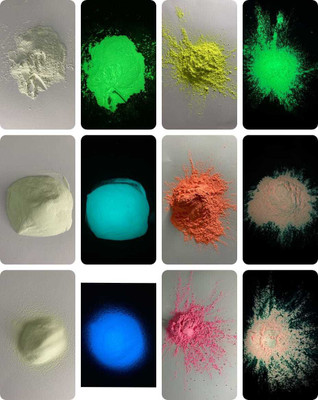 JASH GLOW IN THE DARK six colours paint powders 150gms