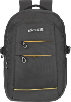 AdventIQ Smart Incognito Series- Corporate Laptop Backpack With Rain Cover-35 Lit Black+ Yellow Zipper Color 35 L Laptop Backpack(Black, Yellow)