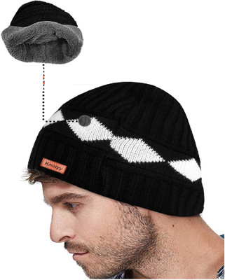 Knotyy Solid Beanie Cap