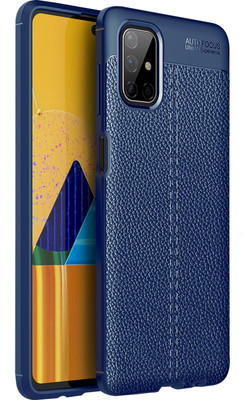 Golden Sand Back Cover for Samsung Galaxy M51(Blue, Shock Proof)