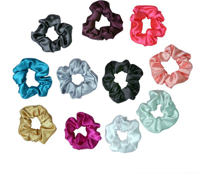 NNR Satin scrunchies Rubber Band(Multicolor)