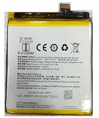 APTIVOS Mobile Battery For  OnePlus 6 (BLP657) 3300 mAh