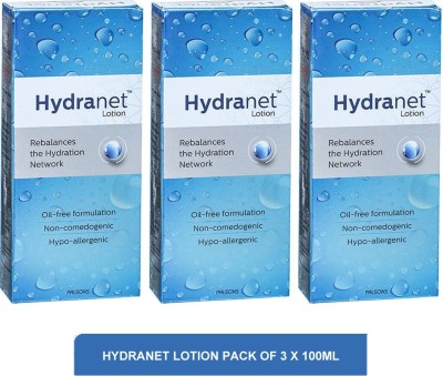 Hydranet lotion - best moisturizer for dehydrated skin(pack of 3)100ml(300 g)