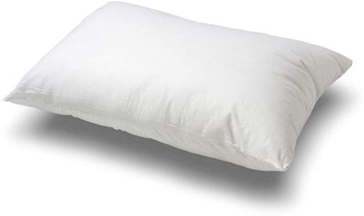 VJSTAR Polyester Fibre Solid Sleeping Pillow Pack of 1(White)