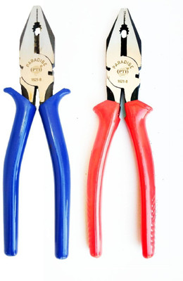 Paradise Tools India Combination Plier 8-inch Combo Pack Lineman Plier(Length : 8 inch)