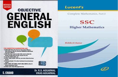 Objective General English With Lucent's SSC Higher Mathematics Part 2(Paperback, Dr.R.S.Aggarwal, Lucent's-Rishikesh kumar)