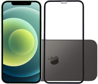 Colorcase Tempered Glass Guard for Apple iPhone 12 (6.1)(Pack of 1)
