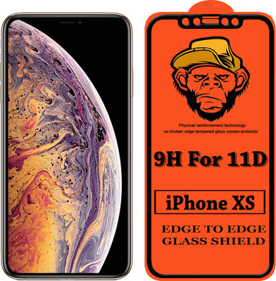 CRodible Edge To Edge Tempered Glass for Apple iPhone XS(Pack of 1)