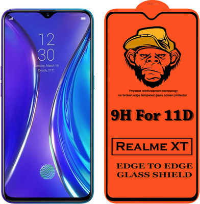 CRodible Edge To Edge Tempered Glass for Realme XT(Pack of 1)
