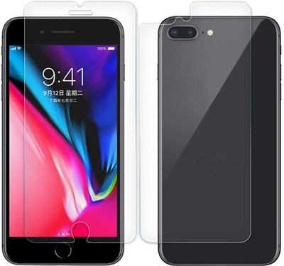 ISHANGEL Front and Back Screen Guard for APPLE IPHONE 8 PLUS, Gorilla Hammer Proof, flexible fiber unbreakable Screen Protector, [Not a Tempered Glass](Pack of 1)