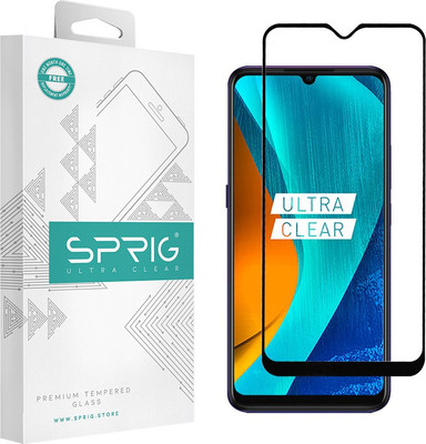 Sprig Edge To Edge Tempered Glass for Vivo Y17(Pack of 1)