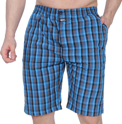 Renz Checkered Men Multicolor Regular Shorts