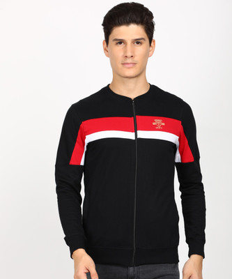The Indian Garage Co. Full Sleeve Color Block Men Sweatshirt