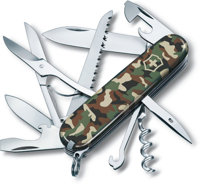 Victorinox Original Huntsman 15 Multi-utility Knife(Green)
