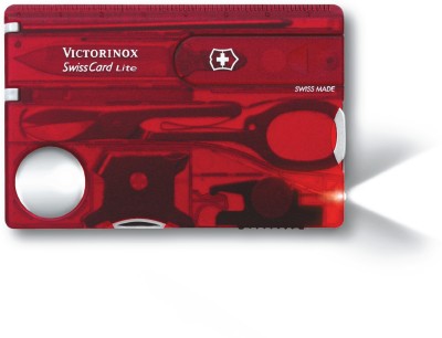 Victorinox 0.7300.T - Swiss Card Lite 13 Multi-utility Knife(Red)