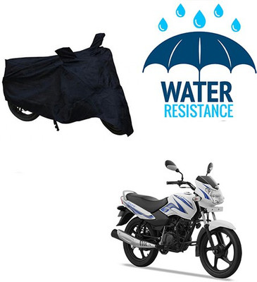 saanvi Waterproof Two Wheeler Cover for TVS(Star Sport, Black)