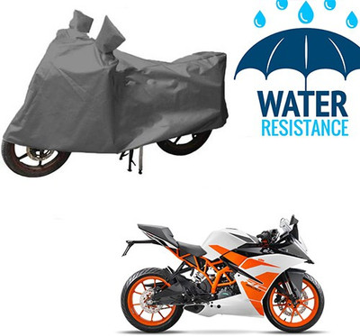 RPSENTTERPR Waterproof Two Wheeler Cover for KTM(Duke 200, Grey)