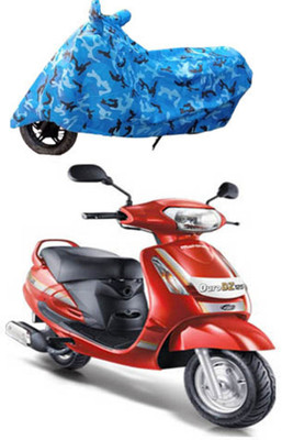 Mdstar Two Wheeler Cover for Mahindra(Duro DZ, Multicolor)