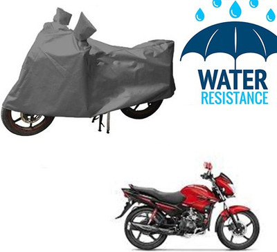 RPSENTTERPR Waterproof Two Wheeler Cover for Hero(Glamour FI, Grey)