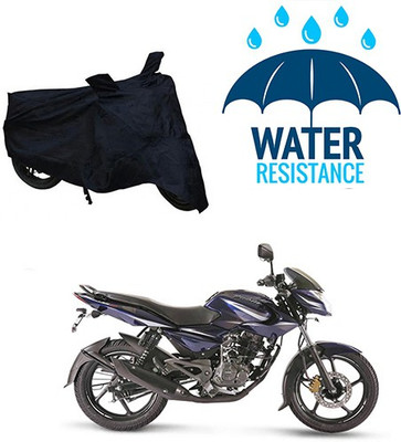 saanvi Waterproof Two Wheeler Cover for Bajaj(Pulsar 135 LS DTS-i, Black)