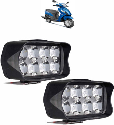 Vagary HIGH QUALITY WATERPROOF SUPER BRIGHT VEHICLE HEADLIGHT/HEADLAMP-192 Fog Lamp Motorbike LED for Suzuki (12 V, 55 W)(Lets, Pack of 2)