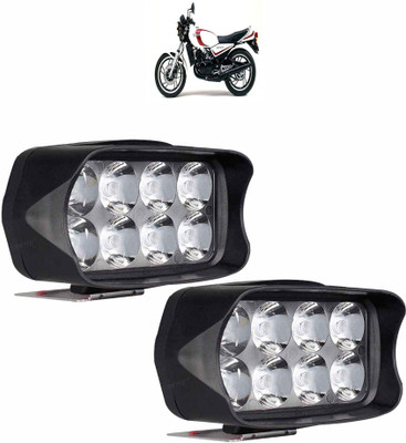 Vagary HIGH QUALITY WATERPROOF SUPER BRIGHT VEHICLE HEADLIGHT/HEADLAMP-84 Fog Lamp Motorbike LED for Yamaha (12 V, 55 W)(RD 350, Pack of 2)