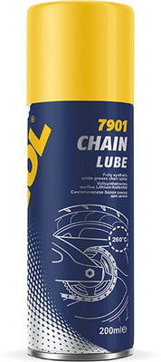 MANNOL Chain LUBE Fully Synthetic White Grease Chain Spray 7901 Chain Oil(200 ml)