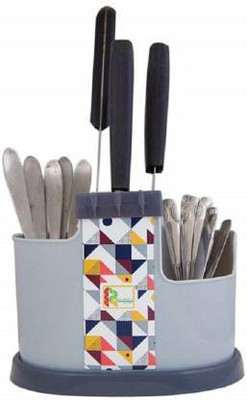 CREW4 Empty Cutlery Holder Case(GREY  Holds 32 Pieces)