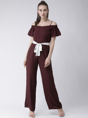 KASSUALLY Solid Women Jumpsuit