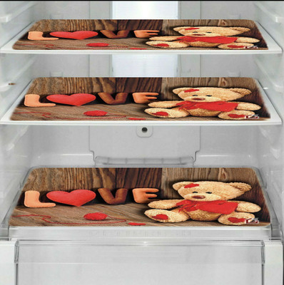 Aradent Fridge Mat(Width: 30 cm, Multipurpose Mats Set of 3 Pcs)