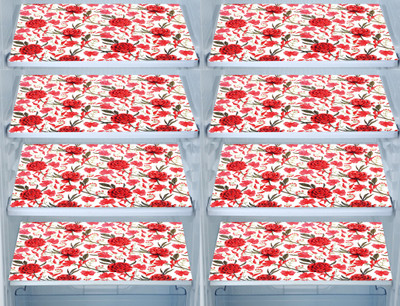 E-Retailer Fridge Mat(Width: 44 cm, Red)