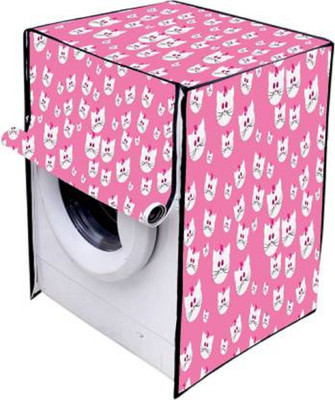 Radha Front Loading Washing Machine  Cover(Width: 60 cm, Pink)