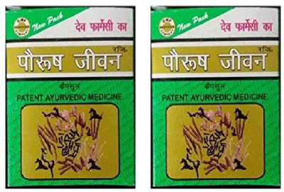 Paurush Jiwan Energetic Active Fit Capsules Pack of 2(Pack of 2, 120)