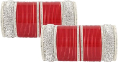 Zulka Get Your Traditions Plastic Zircon Chudas(Pack of 72)