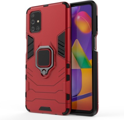 Glaslux Back Cover for Samsung Galaxy M31s(Red, Rugged Armor, Pack of: 1)