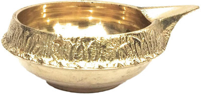 JDDCART Brass Table Diya(Height: 1.5 inch)