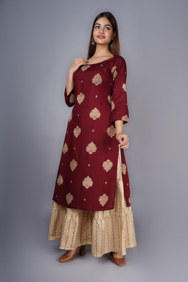 Flipkart kurti with skirt store