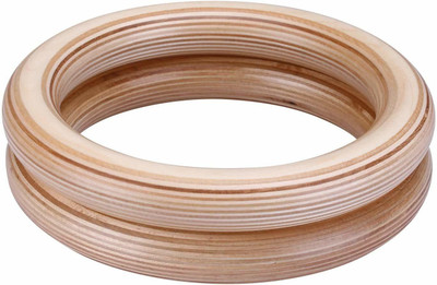 SIGNATRON Roman Rings Perfect for Calisthenics Competition and Conditioning Training Pilates Ring(Beige)