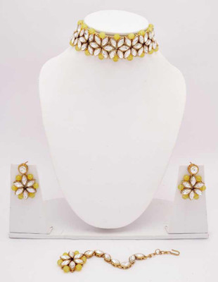 FARID ENTERPRISES Alloy Gold-plated Multicolor Jewellery Set(Pack of 1)