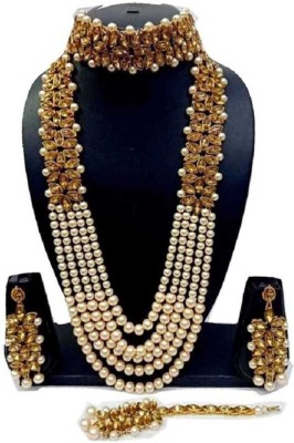 FARID ENTERPRISES Alloy Gold-plated Multicolor Jewellery Set(Pack of 1)