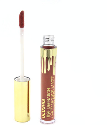 BLUSHIS High Defination Non Transfer Liquid Matte Lipstick(coffe toffee, 7 ml)