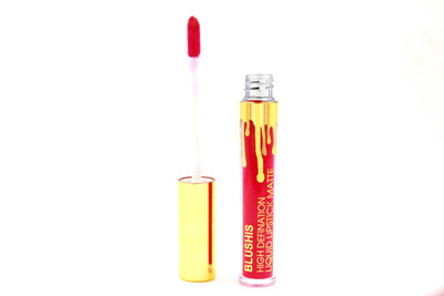 BLUSHIS High Defination Non Transfer Liquid Matte Lipstick(Red, 7 ml)