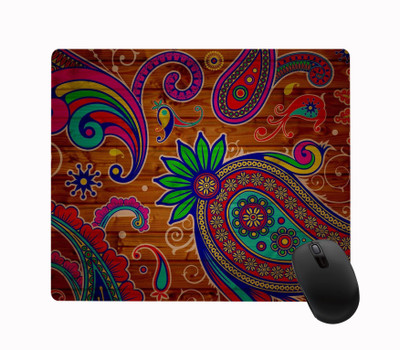 Ashvah Designer Printed Non-Slip Soft Mouse Pad for Optical/Laser Mouse (23cm x 19cm)- 498 Non Slip Base Mousepad(Multicolor)